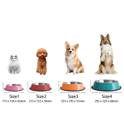 Logo Printed Small Pet Feeding Bowl branded with your logo from Total Merchandise