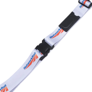 Luggage Straps in White