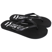 Promotional Men's Classic EVA Foam Flip Flops in Black printed with your logo from Total Merchandise