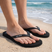 Personalised Men's Classic EVA Foam Flip Flops printed with your logo from Total Merchandise