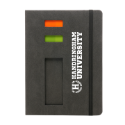 Branded Arden A5 Multi-Function Notebook in Grey with a design from Total Merchandise