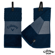 Callaway Tri Fold Golf Towel in Navy