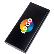 Promotional Elite USB-C 10,000mAh PowerBank in Black with a design from Total Merchandise