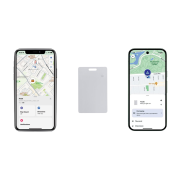 Dual Recycled Plastic Finder Card in White with a design from Total Merchandise