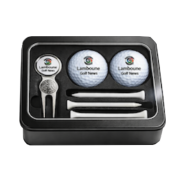 Pine Valley 2 Golf Ball Tin in Black