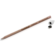 Promotional Blooming Seed Pencil in Wood/White engraved with your logo from Total Merchandise