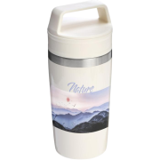Promotional Stanley Café-To-Go 350ml travel mug in Cream branded with your company logo