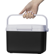 Custom Branded 4 Litre Cooler Box in Black branded with your logo from Total Merchandise