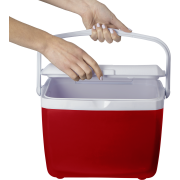 Custom Branded 13 Litre Cooler Box in Red printed with your company logo from Total Merchandise