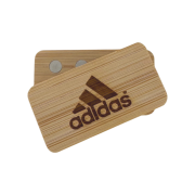 Custom Printed Magnetic Bamboo Fidget Toy in Bamboo printed with your logo from Total Merchandise