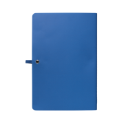 The back of a promotional Stone Paper Soft Touch Lined Journal by Total Merchandise.