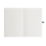 Lined pages inside the promotional Stone Paper Soft Touch Lined Journal by Total Merchandise.