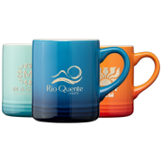 Promotional engraving on group of Ceramic Ombre Mug