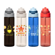 Group shot of the Promotional Flip-Straw Single Wall Bottle from Total Merchandise