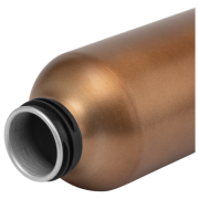 Top view of the Recycled Stainless Steel Metallic Bottle from Total Merchandise