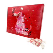 Custom Branded Rock Sweets Advent Calendar in White printed with your logo from Total Merchandise