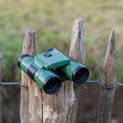 Customised Plastic Binoculars in Green printed with your logo from Total Merchandise