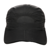 Branded Essential Foldable Cap in Black branded with your logo from Total Merchandise