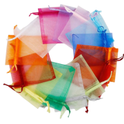 Promotional Love hearts filled Organza Bags