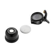 Custom Printed Bike Bell with Built In Apple & Android Tracking in Black from Total Merchandise