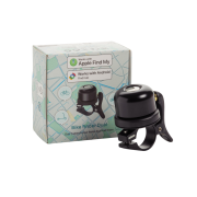 Customisable Bike Bell with Built In Apple & Android Tracking in Black from Total Merchandise