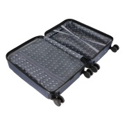 Custom Printed 20 Inch Suitcase in Dark Blue customised with your logo from Total Merchandise