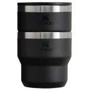 Logo Printed Stanley Stainless Steel Insulated Stacking Cup in Black branded with your company logo
