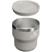 Custom Printed Stanley Stainless Steel Insulated Stacking Cup in Grey branded with your company logo