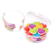 Eco Midi Pot Haribo® Hearts With a plain label ready to be designed from Total Merchandise