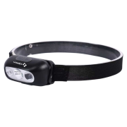 Personalised LED rechargeable head torch by Total Merchandise