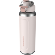 Customisable Stanley Recycled Stainless Steel Insulated Bottle in Rose Gold from Total Merchandise