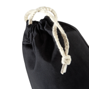 Extra Small Cotton Stuff Drawstring Bag logo printed by Total Merchandise