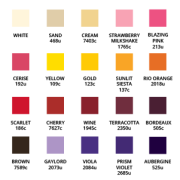 Colour Swatch for Branded Fibrestorm Golf Umbrellas from Total Merchandise