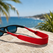 Lifestyle image of the Sunglasses Straps before printing by Total Merchandise