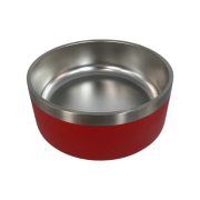 High view of the plain 16oz Dog Bowl by personalised by Total Merchandise