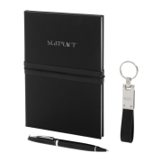 Promotional Swiss Peak Business Gift Set in Black printed with your logo from Total Merchandise