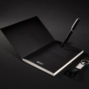 Logo Printed Swiss Peak Business Gift Set in Black printed with your logo from Total Merchandise
