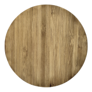 Plain stock of the Round Bamboo Coaster before being promotionally engraved or printed by Total Merchandise
