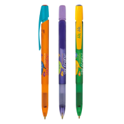 Custom Printed BiC Media Clic Grip Ballpens with Mix & Match Colour Options from Total Merchandise