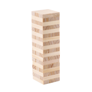 The Wooden Toppling Tower grouped together before started by Total Merchandise