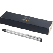 Promotional Parker Vector Rollerball Pen in Silver branded with your logo from Total Merchandise