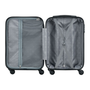Open view of the 20 Inch Hard-Shell Trolley by Total Merchandise