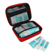 Open view of the First Aid kit 40pc Andes before being customised by Total Merchandise