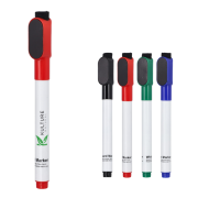 Group image of the colour options of the Magnet & Wiper Whiteboard Marker by Total Merchandise