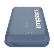 Side view of the Belkin Power Bank With Integrated Cable by Total Merchandise