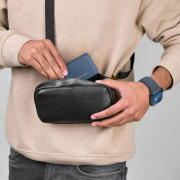 Lifestyle image of the Belkin Power Bank With Integrated Cable branded by Total Merchandise