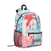 Custom Printed All Over Printed Polyester Backpack in White customised with your company logo