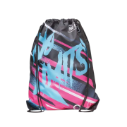Custom Branded All Over Printed Drawstring Backpack in White personalised with your company logo