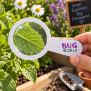 Custom Branded Mini Magnifier in White branded with your company logo from Total Merchandise