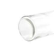 Glass Bottle with Screw Top Lid in Transparent branded with your logo from Total Merchandise